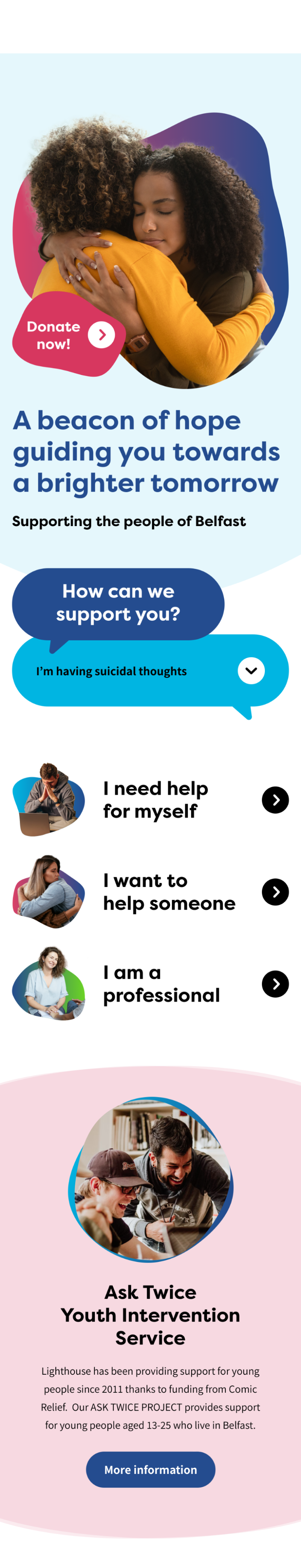 Lighthouse mobile intro