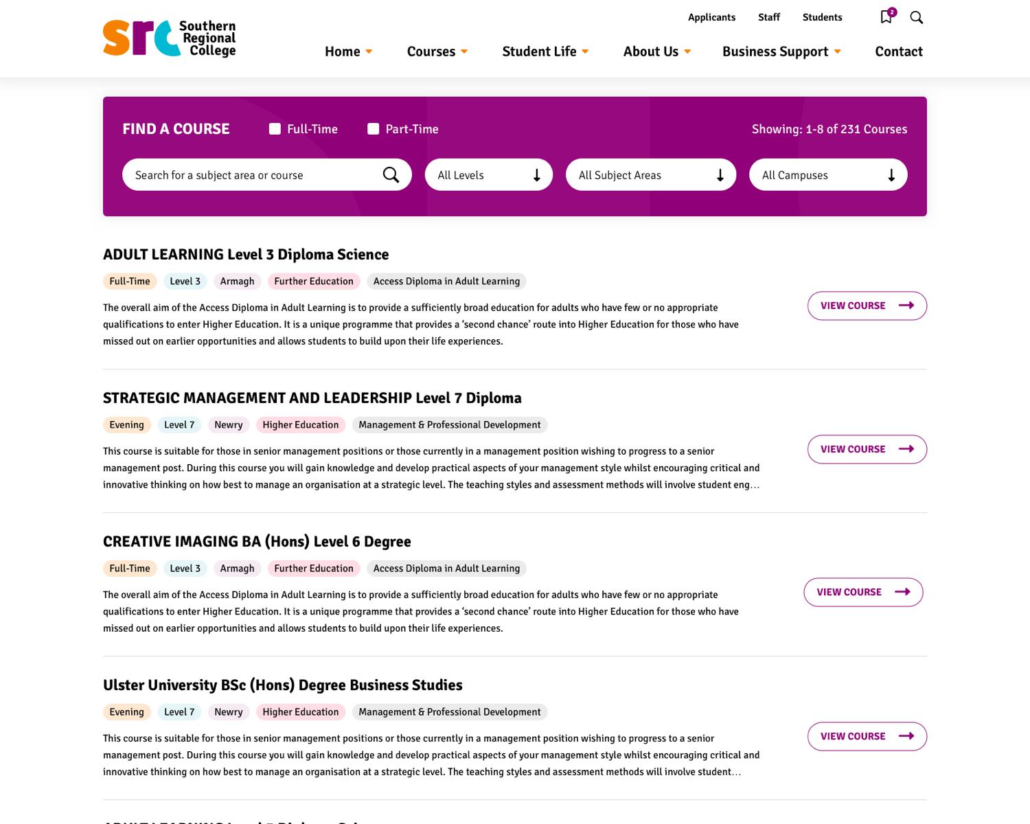 SRC website design 02