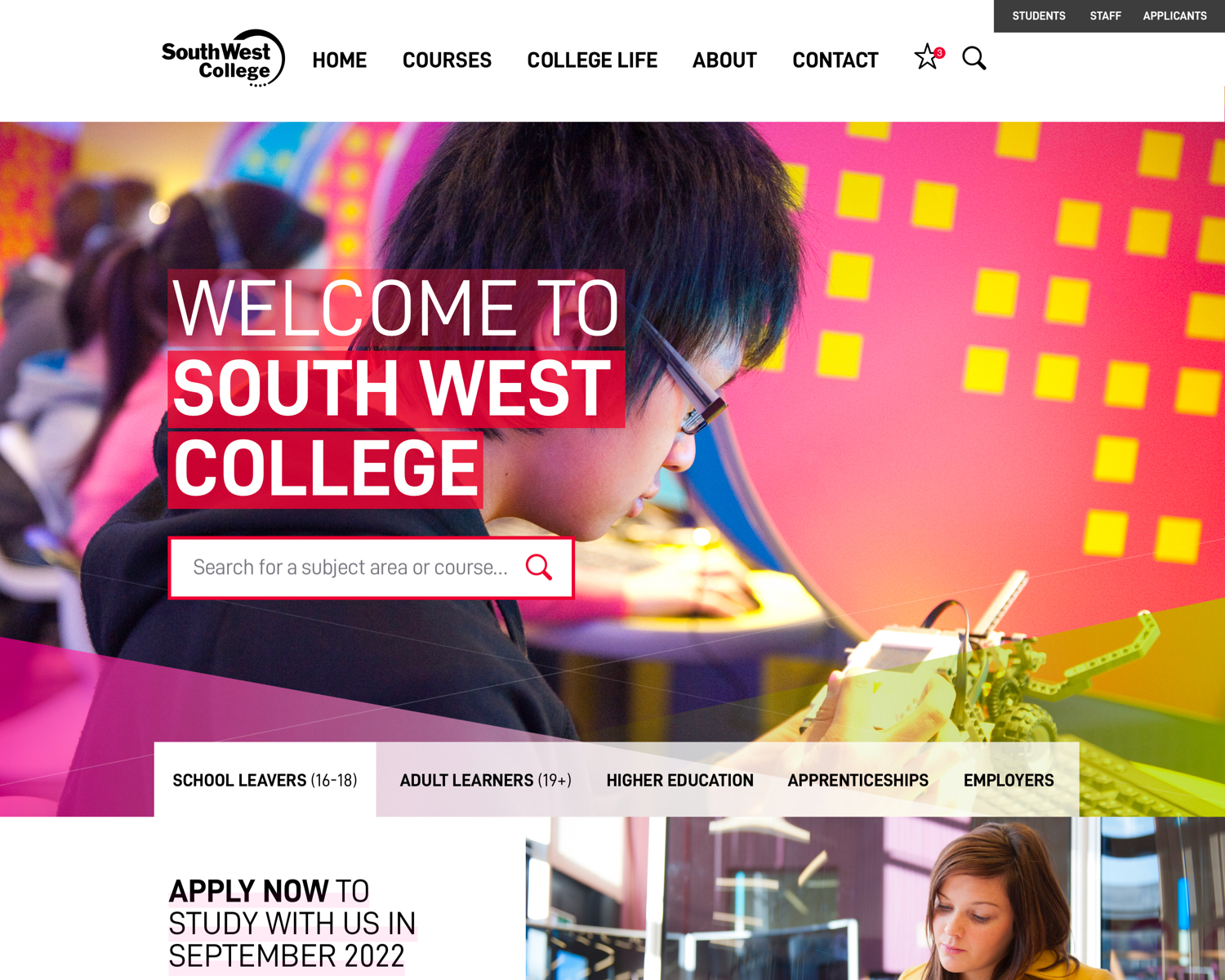 SWC website design 01