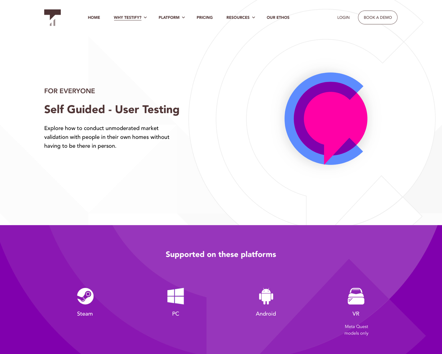 Testify website design 03